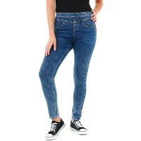 LADIES SCULPT JEGGINGS ACID BLUE 10