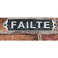 20CM ALUMINIUM FAILTE SIGN