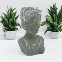 38CM GREY RESIN BUST