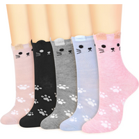 VINSANI CAT SOCKS 5pk 1010412