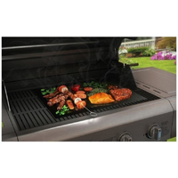 VINSANI RECTANGLE BBQ GRILL MAT x 2