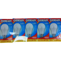 Eveready GLS B22 WW 100W BULBS PK OF 5