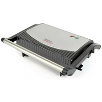 KitchenPerfected Health Grill and Panini Press - Black Steel