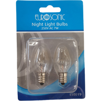 Eurosonic E12 7w 2pk Nightlight Bulbs ES0019