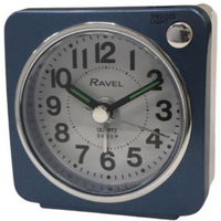 Ravel Mini Bedside Blue Alarm Clock RC018.6