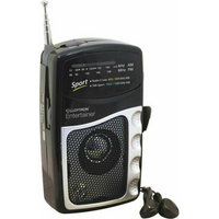 Lloytron 2 Band Personal Sports Radio with Earphones- N2201BK