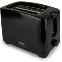 Kitchen Perfected 2 Slice extra wide slot Black Toaster E2020BK