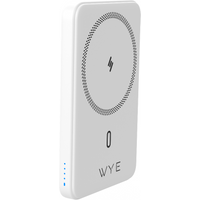 Wyeflux Slim Magnetic 5K Portable Power Bank - White