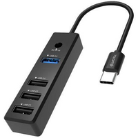 WYEFLOW 4-1 Hub USB-C to 4 USB-A Ports, USB 3.0 and 2.0