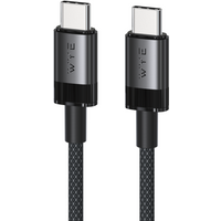 WYE 240W Braided Ultra Fast Charge/Sync C-C Cable 3m Black