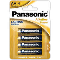 Panasonic AA Alkaline Battery Pack of 4