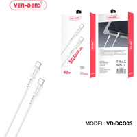 Ven-Dens 60W Silicone Cable USB C To TYPE C Cable