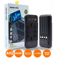 Panther Force 5 in 1 Wireless Charging 10000mah Power Bank