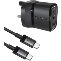 WYEFLUX 67W Multi-Port Laptop & Mobile Phone Charging Kit with USB-C to USB-C Cable (GaN III)