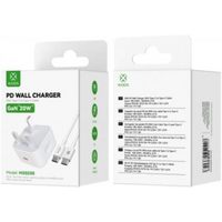 WOOX MX0250 20W PD Home Charger with Type-C to Type-C Fast Cable, 5V 3A, White