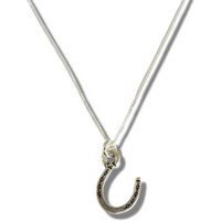 Horseshoe Silver Necklace