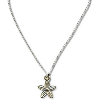 Dahlia Flower Charm Necklace