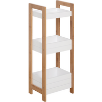 Bathroom Shelves, 3-Tier-Bamboo