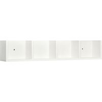 Multi-Media Wooden Shelf-White Home