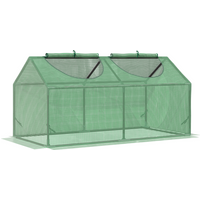 Mini Greenhouse, with Durable PE Cover, 119x60x60cm