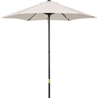 1.96m Parasol Patio Umbrella, Cream White