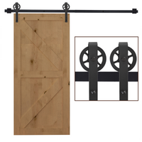 Sliding Barn Door Hardware Kit,6.6 Ft
