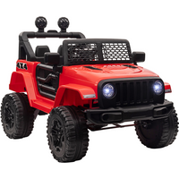 12V Kids Electric Ride On Car Truck Off-road Toy W/ Remote Control Red