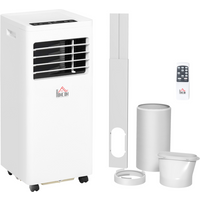 Mobile Air Conditioner White W/ Remote Control Cooling Ventilating 650W