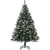 5FT Artificial Christmas Tree Xmas Indoor Decoration, Automatic Open HOMCOM