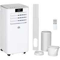 7000 BTU Mobile Air Conditioner Indoor Portable AC Unit w/ RC, White HOMCOM