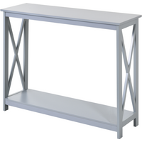 Wooden Console Table Storage Drawer Shelf Entryway Display Stand