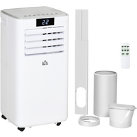 10000 BTU Mobile Air Conditioner Indoor Portable AC Unit w/ RC, White