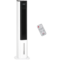 Quiet Air Cooler, Humidifier Evaporative Ice Cooling Fan Bedroom, White