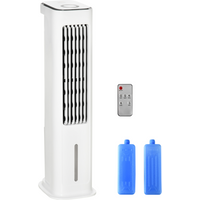 Evaporative Air Cooler with Timer, Oscillating, Ice Cooling Tower Fan