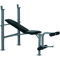 Adjustable Multi Gym Weight Bench Barbell Stand Chest Leg Abs Training HOMCOM