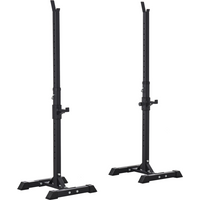 Power Rack Weight Stand Bar Barbell Squat Stand Spotter Home GYM HOMCOM