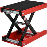 500KG Steel Motorbike Repair Lift X Frame Adjustment Jack Rubber Top Durhand
