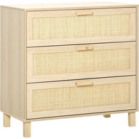 3 Drawer Cabinet Storage Cupboard Wooden Freestanding Organiser Unit Bedroom