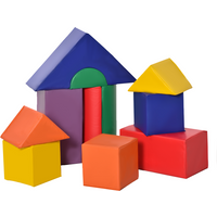 11 Pcs Kids Soft Foam Puzzle Play Blocks Set Learning Toddler Activity Fun Toy
