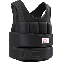 10KGS Adjustable Weight Vest Running Gym Training Weight Loss, Black