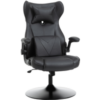 Vinsetto Gaming Chair Home Office Chair w/ Swivel Pedestal Base Lumbar Support