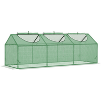 Outsunny Mini Greenhouse Small Plant Grow House w/ 3 Windows for Outdoor