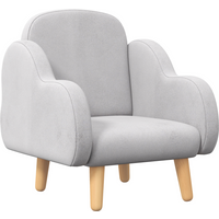 Cloud-Shaped Toddler Armchair, Kids Mini Chair for Playroom, Bedroom - Grey