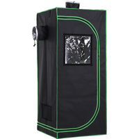 Hydroponic Plant Grow Tent With Window Tool Bag