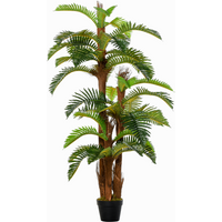 Artificial Fern Tree 36 Leaves with Nursery Pot, Fake Plant 150cm