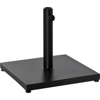 Steel Heavy Duty Adjustable Parasol Base Black