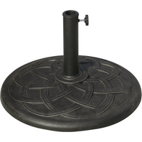 Umbrella Base for ?38mm and ?48mm Poles, Resin-Bronze