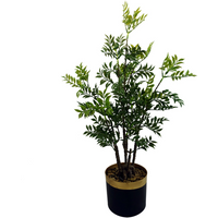 60cm Artificial Nandina Bonsai Ficus Tree