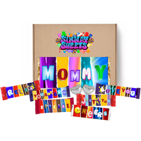Mothers Day Gift Box With Fun Chocolate Bar Wrappers - Mommy
