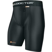 Short de compression Shock Doctor avec coquille de protection